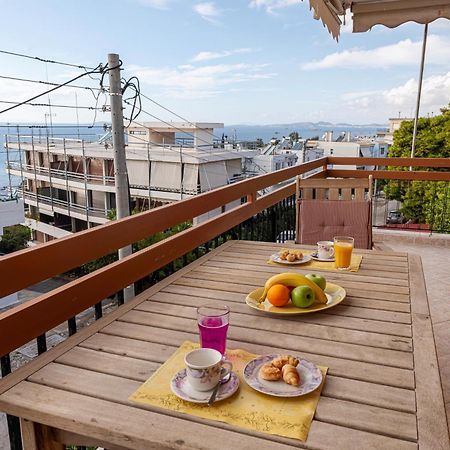 Sea View Apartment 100M From The Beach Saronida Екстериор снимка
