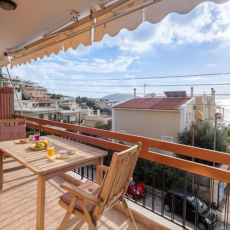 Sea View Apartment 100M From The Beach Saronida Екстериор снимка